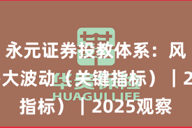 永元证券投教体系：风控能扛多大波动（关键指标）｜2025观察